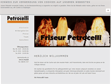 Tablet Screenshot of friseur-petrocelli.de